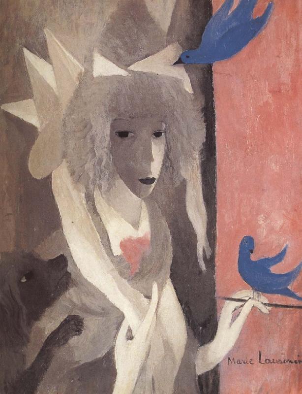 Marie Laurencin The Self-Portrait with birds